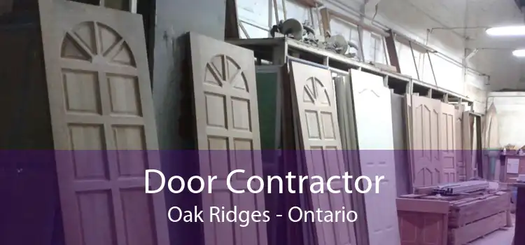 Door Contractor Oak Ridges - Ontario
