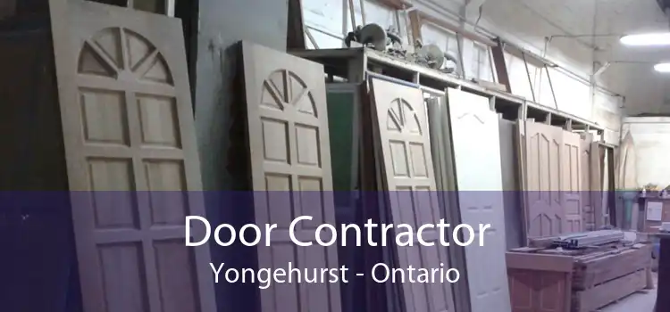 Door Contractor Yongehurst - Ontario