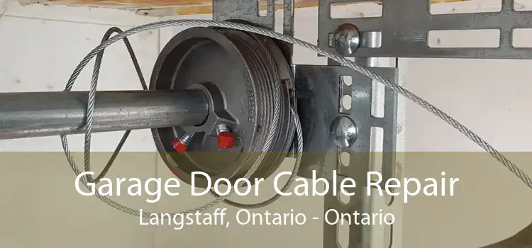 Garage Door Cable Repair Langstaff, Ontario - Ontario