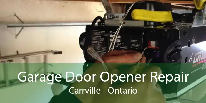 Garage Door Opener Repair Carrville - Ontario