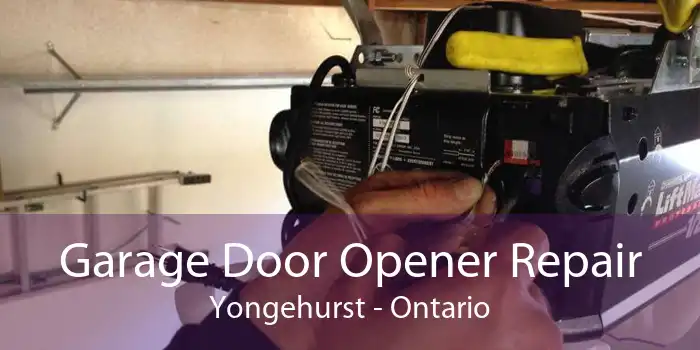 Garage Door Opener Repair Yongehurst - Ontario