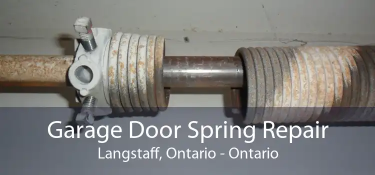 Garage Door Spring Repair Langstaff, Ontario - Ontario
