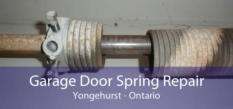 Garage Door Spring Repair Yongehurst - Ontario